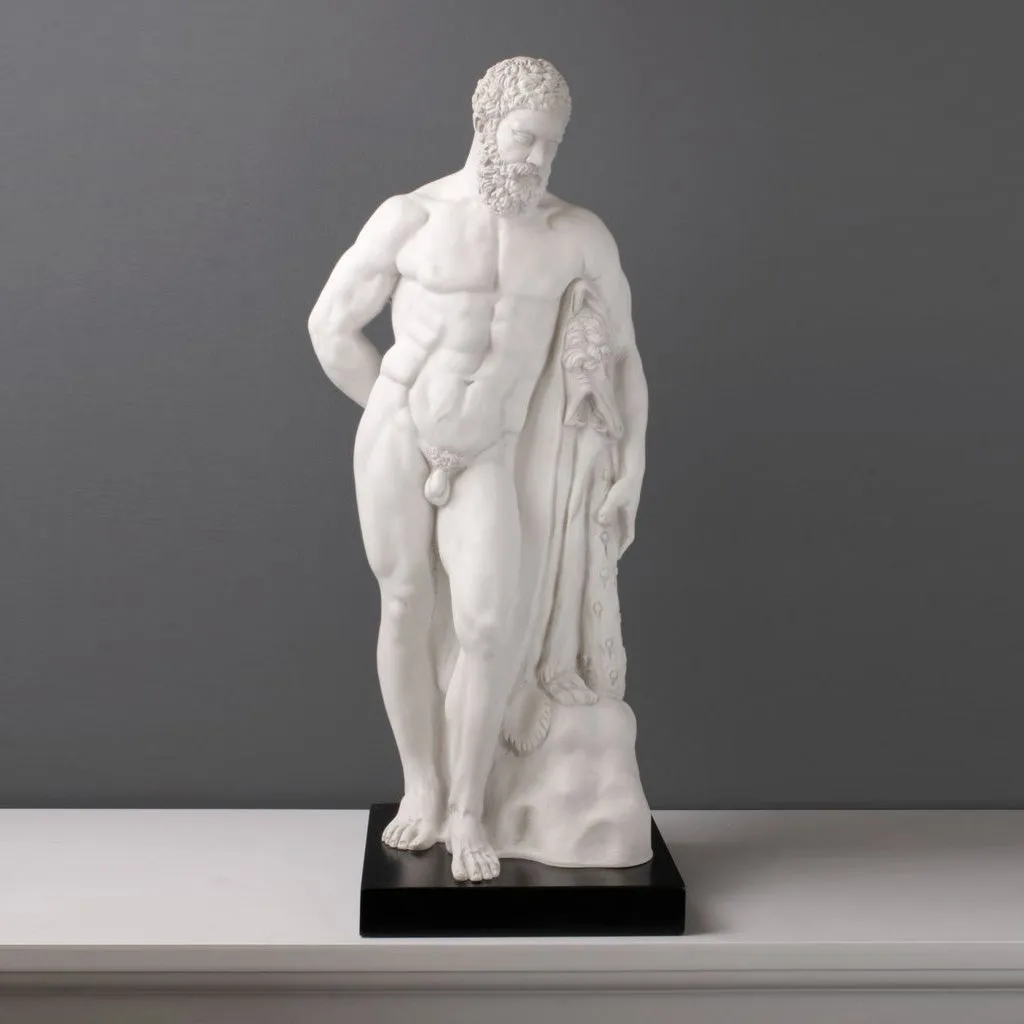 Farnese Hercules Statue Black Base