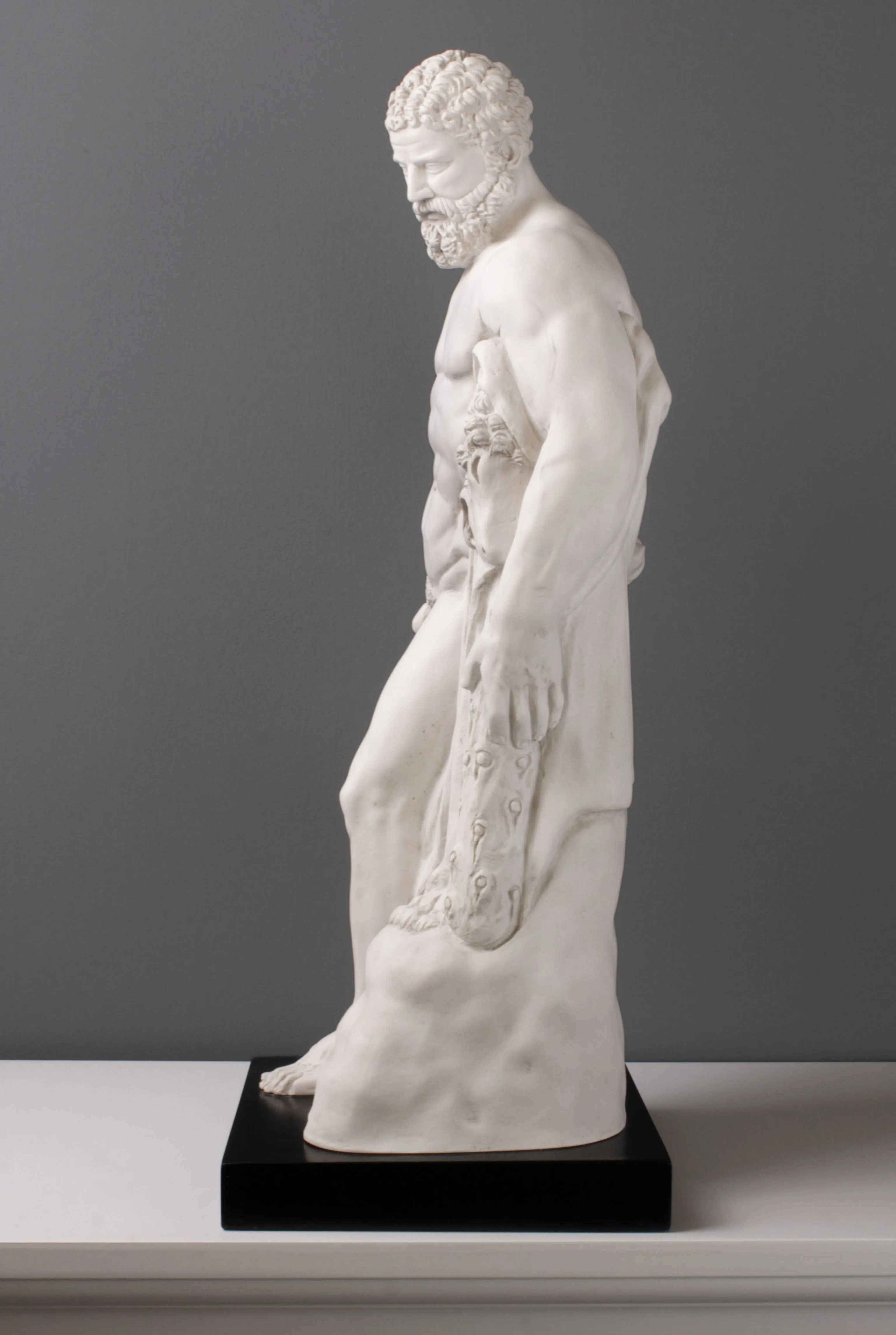 Farnese Hercules Statue Black Base