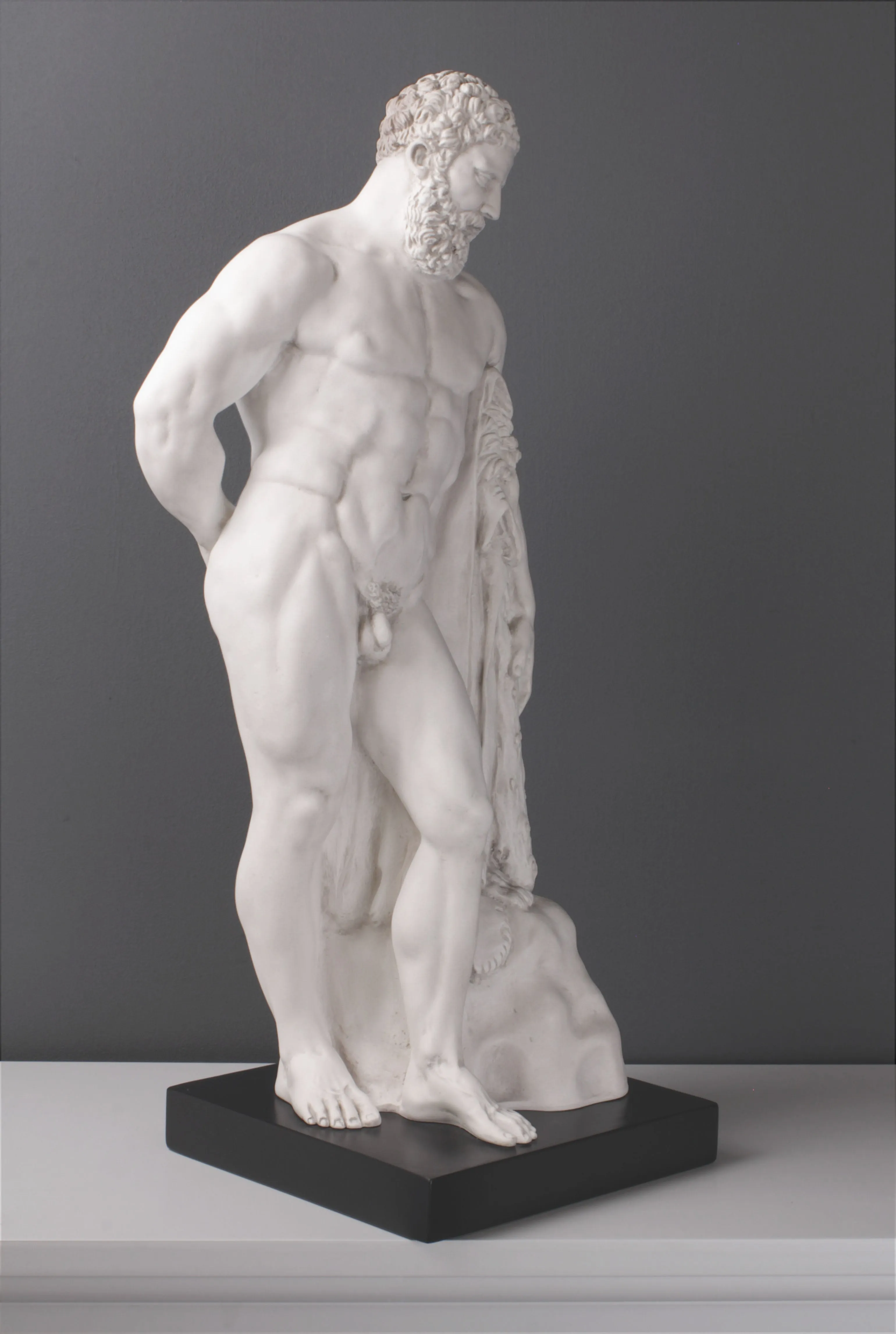 Farnese Hercules Statue Black Base