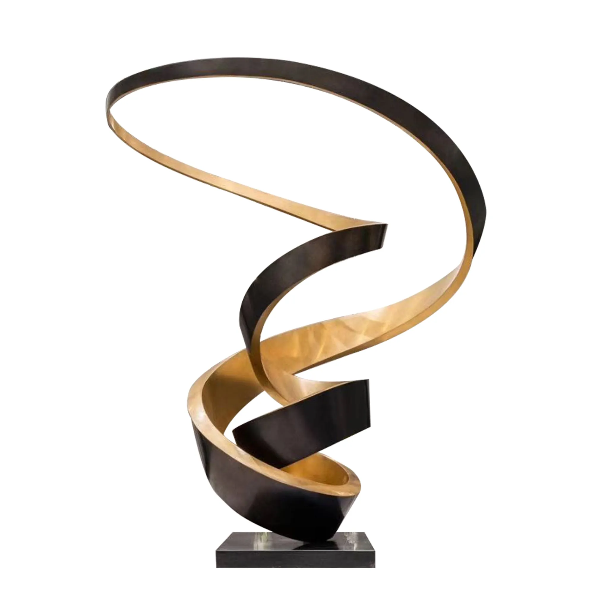 FINEST Indoor Modern Abstract Spiral Stainless Steel Sculpture FS-041