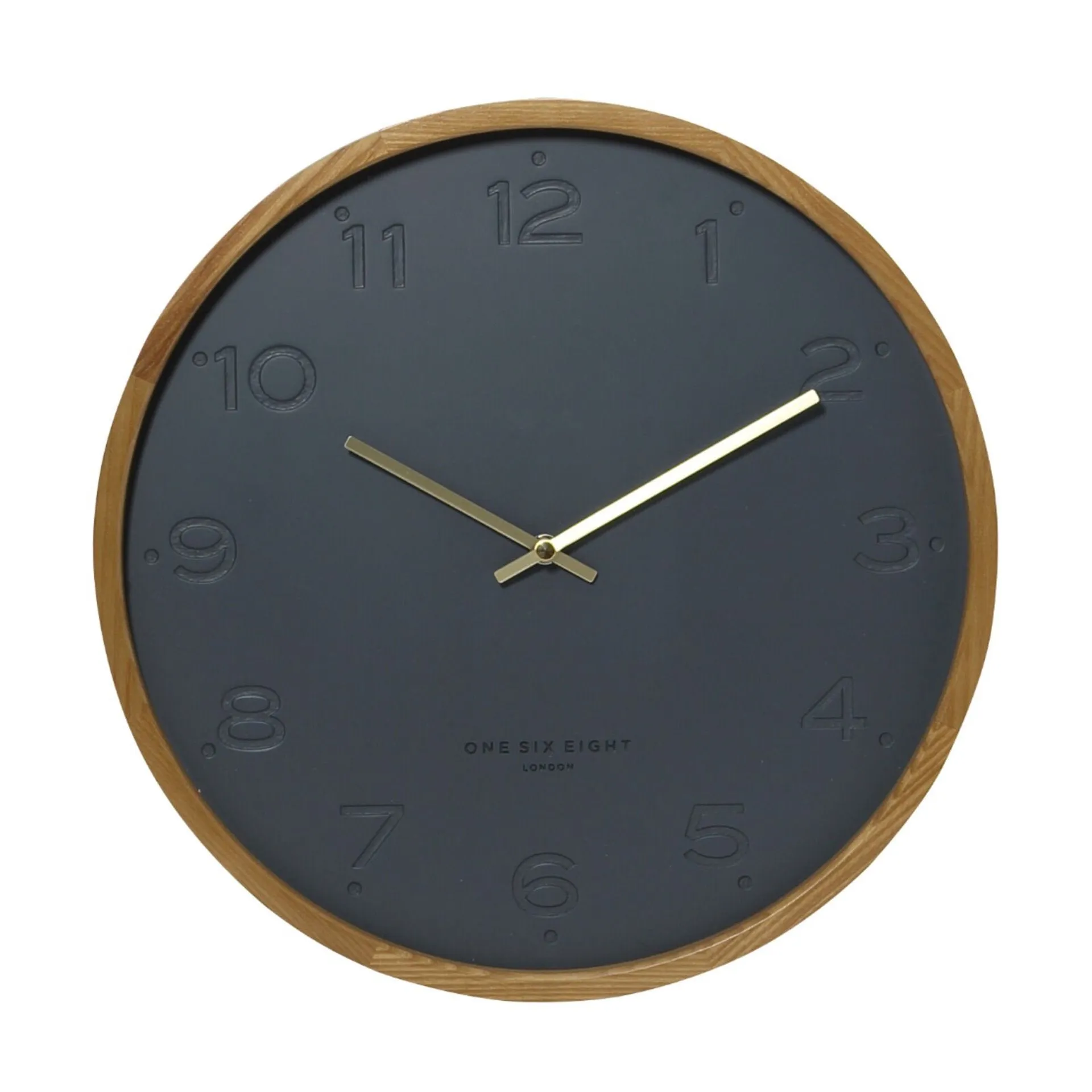 Fiona 50cm Wall Clock - Charcoal