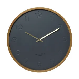 Fiona 50cm Wall Clock - Charcoal