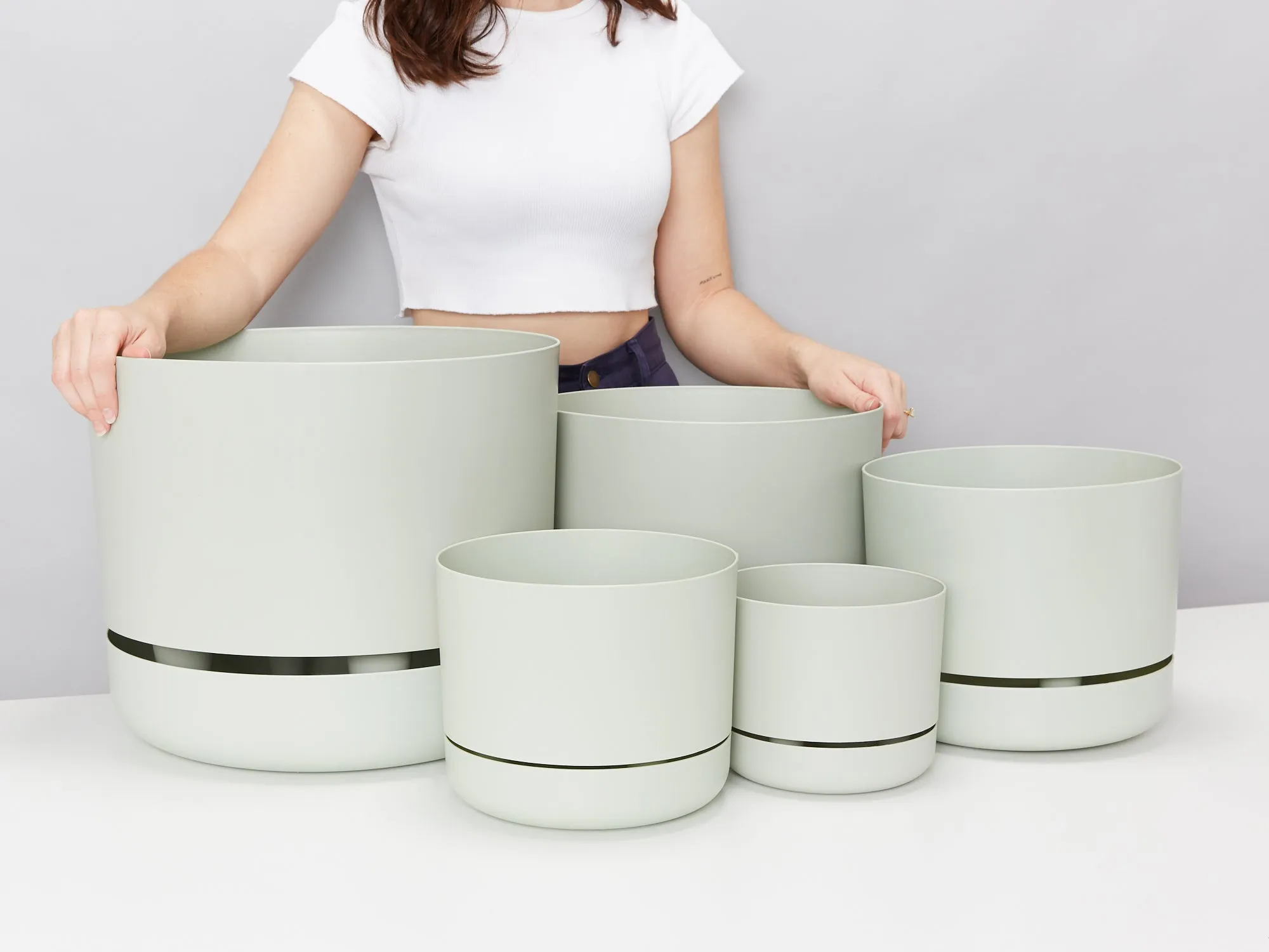 Fog Self-Watering Pots 215mm