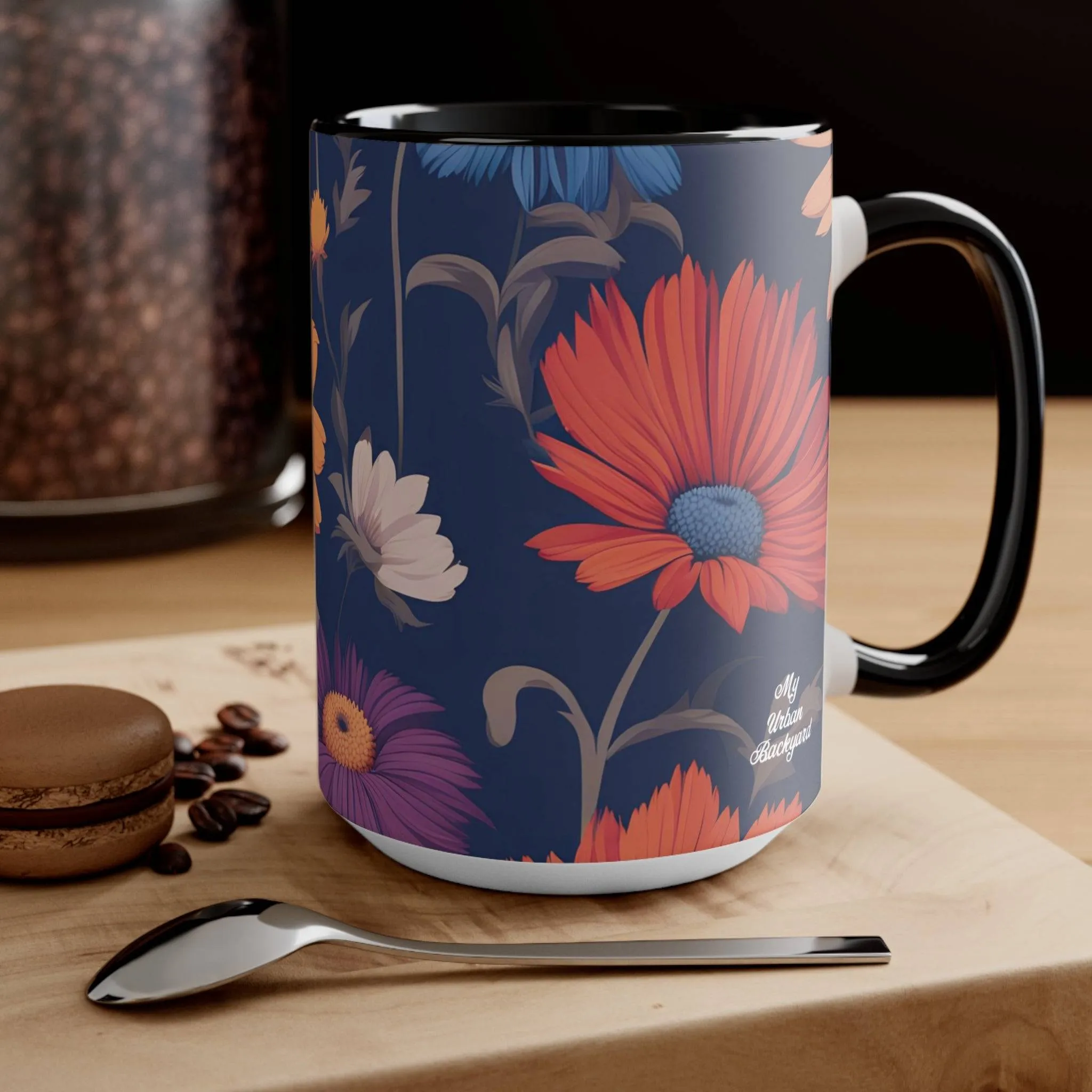 Fun Wildflowers, Ceramic Mug - Perfect for Coffee, Tea, and More!
