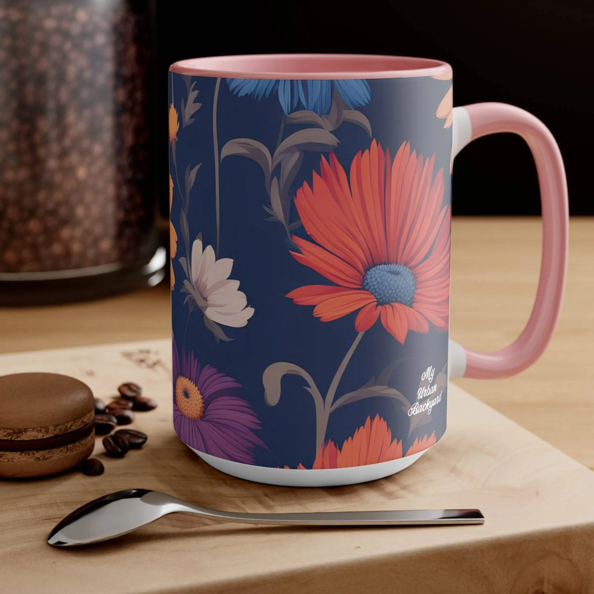 Fun Wildflowers, Ceramic Mug - Perfect for Coffee, Tea, and More!