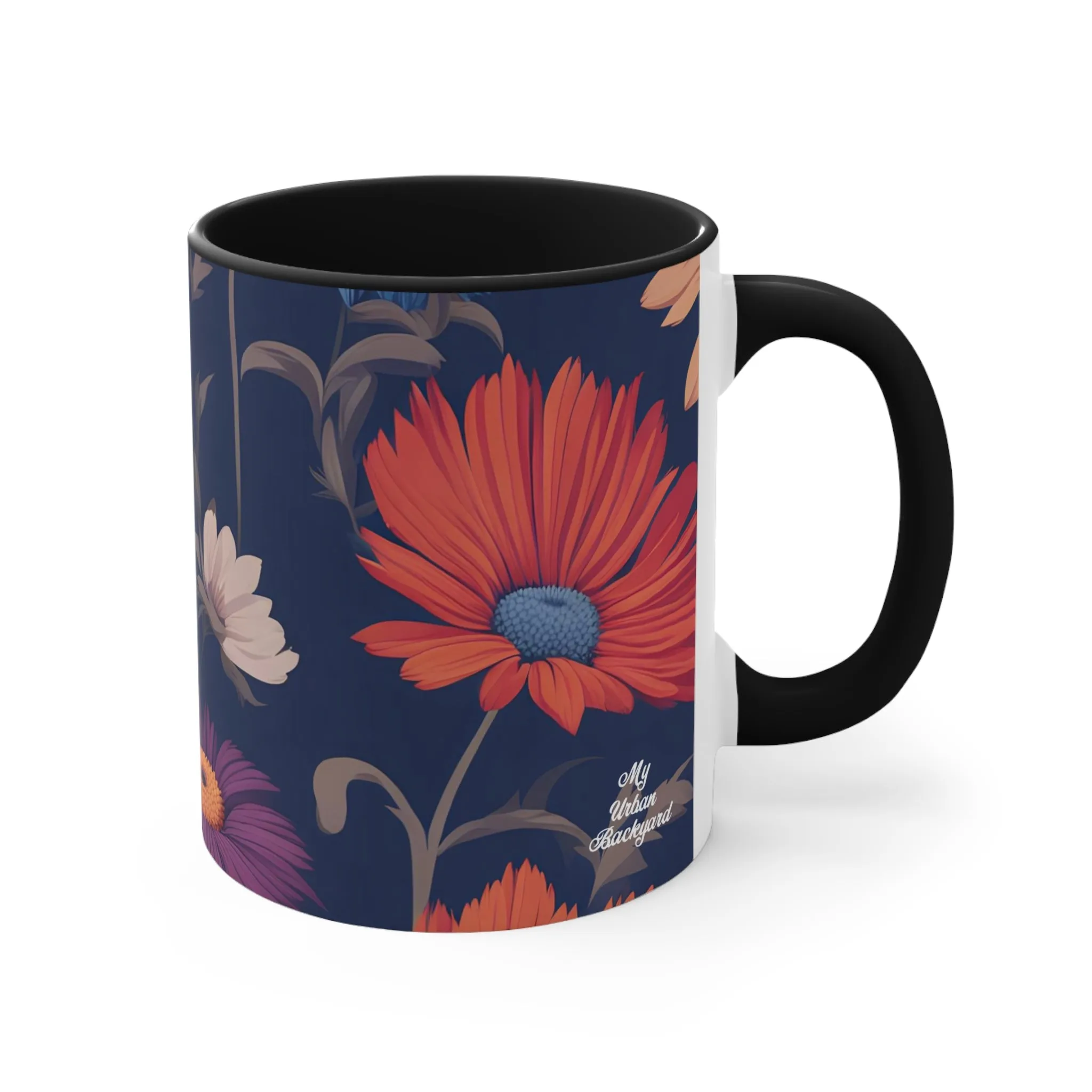 Fun Wildflowers, Ceramic Mug - Perfect for Coffee, Tea, and More!