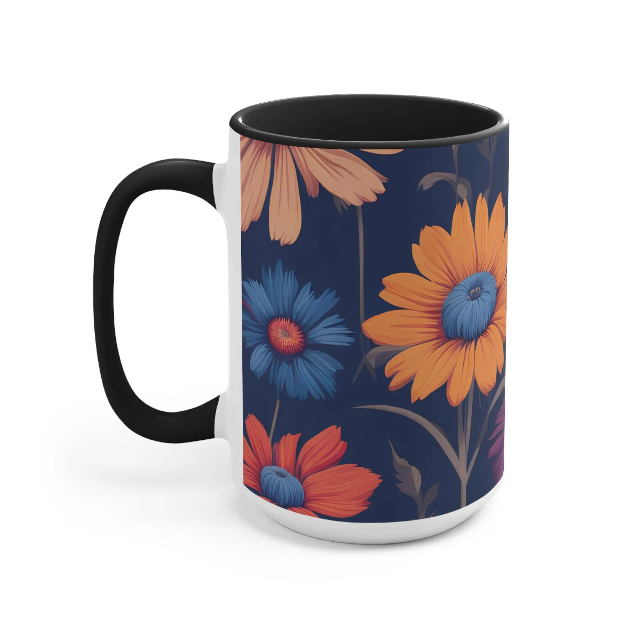 Fun Wildflowers, Ceramic Mug - Perfect for Coffee, Tea, and More!