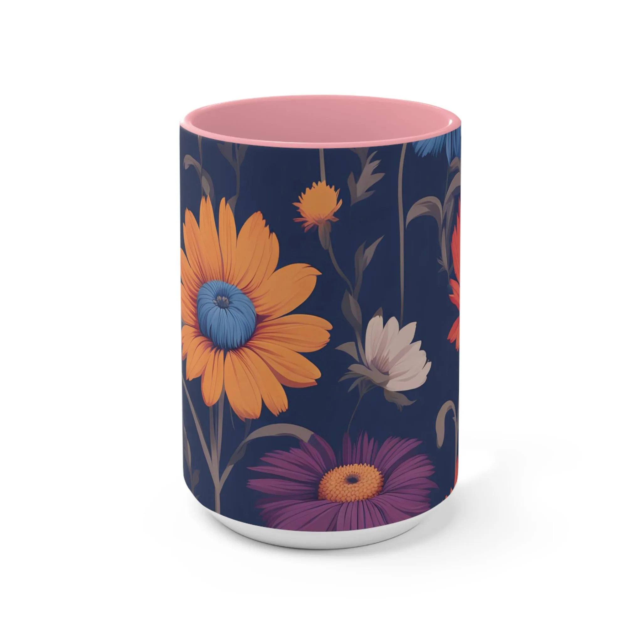 Fun Wildflowers, Ceramic Mug - Perfect for Coffee, Tea, and More!