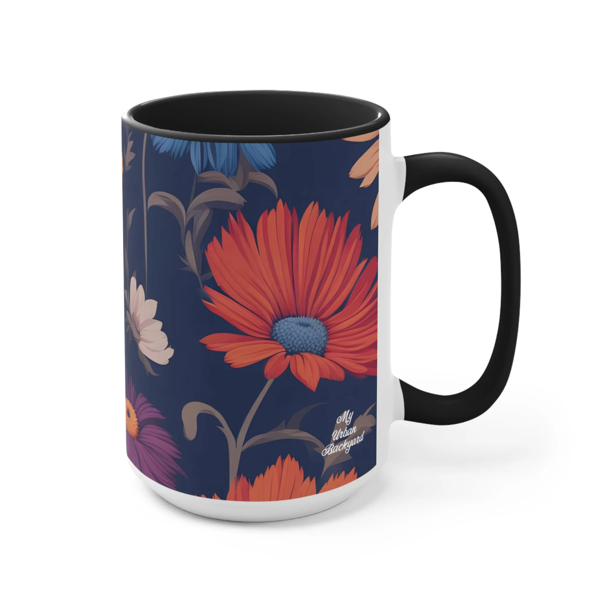Fun Wildflowers, Ceramic Mug - Perfect for Coffee, Tea, and More!