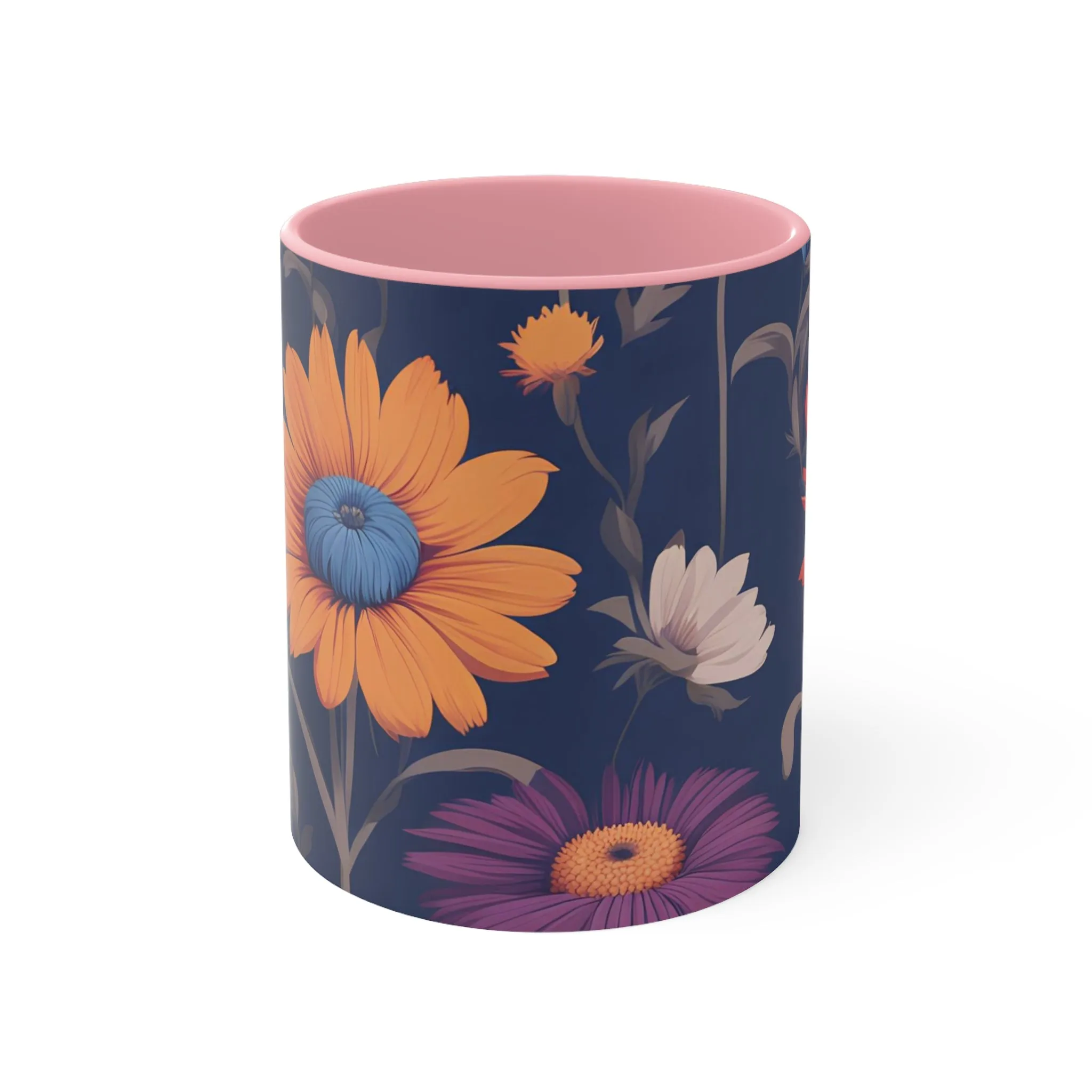 Fun Wildflowers, Ceramic Mug - Perfect for Coffee, Tea, and More!