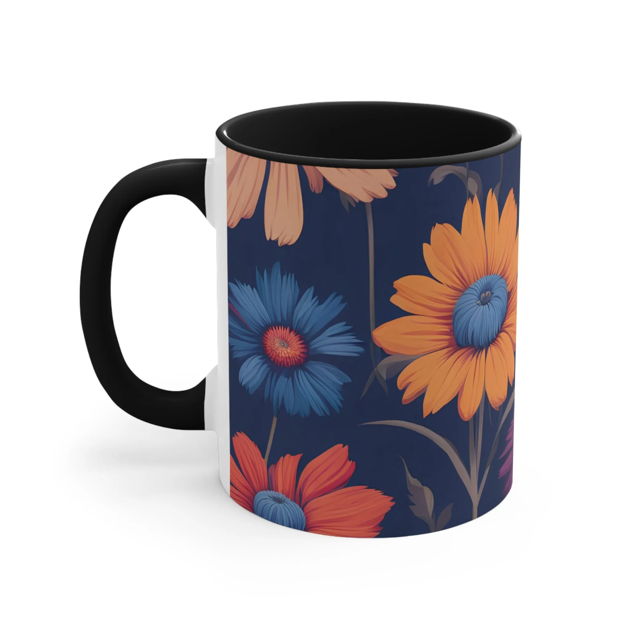 Fun Wildflowers, Ceramic Mug - Perfect for Coffee, Tea, and More!