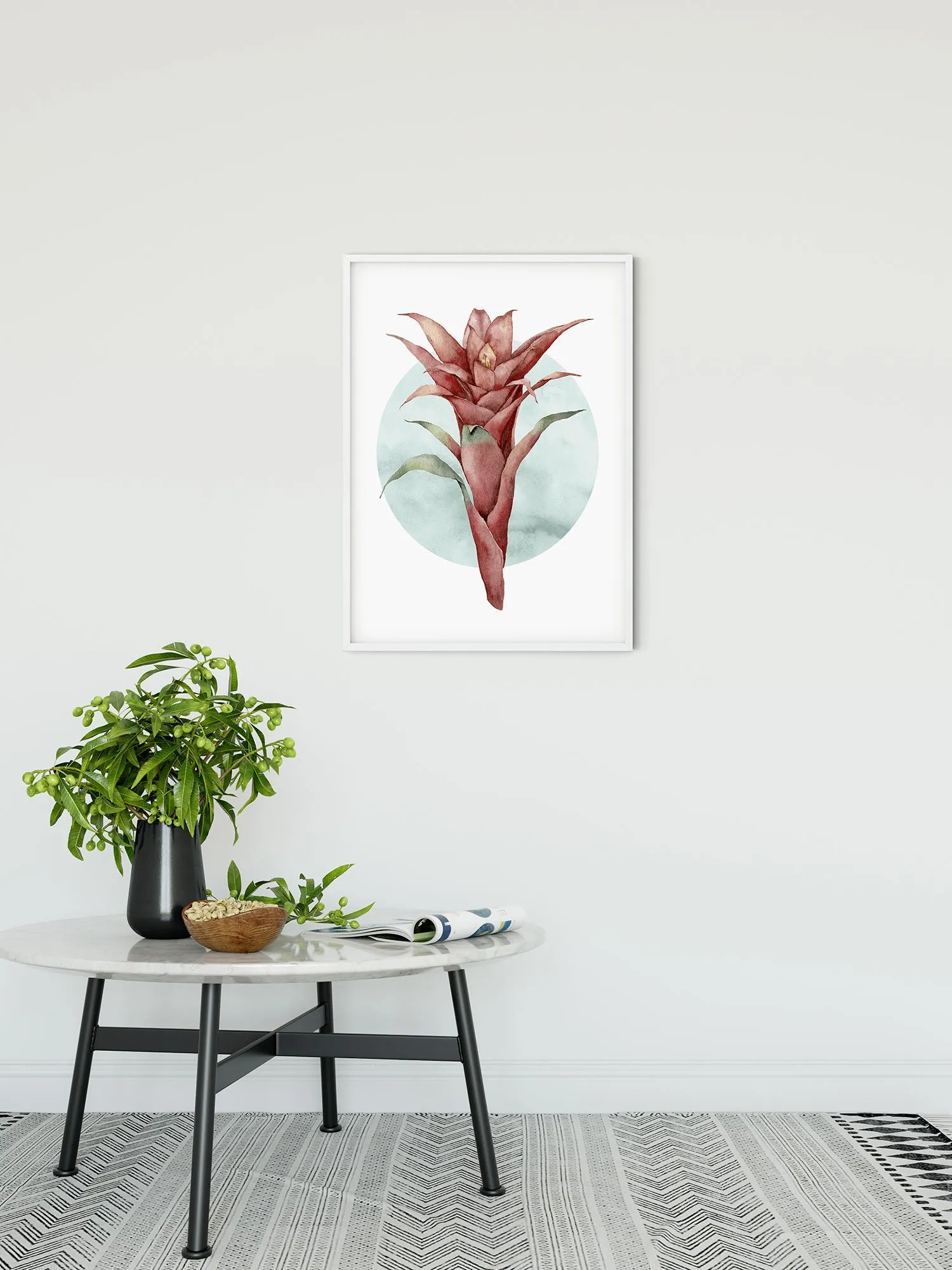Funky Flower Art Poster