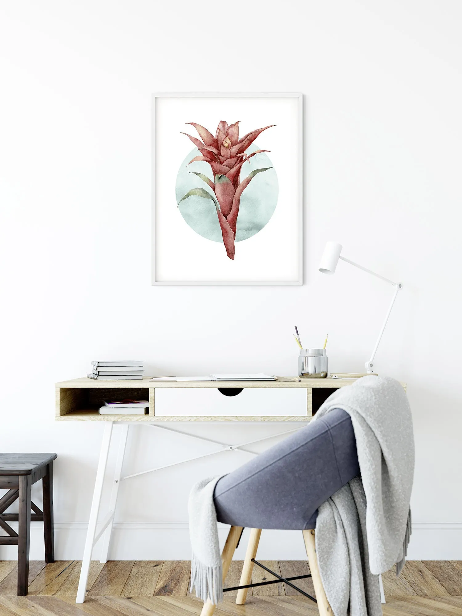Funky Flower Art Poster