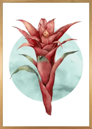 Funky Flower Art Poster