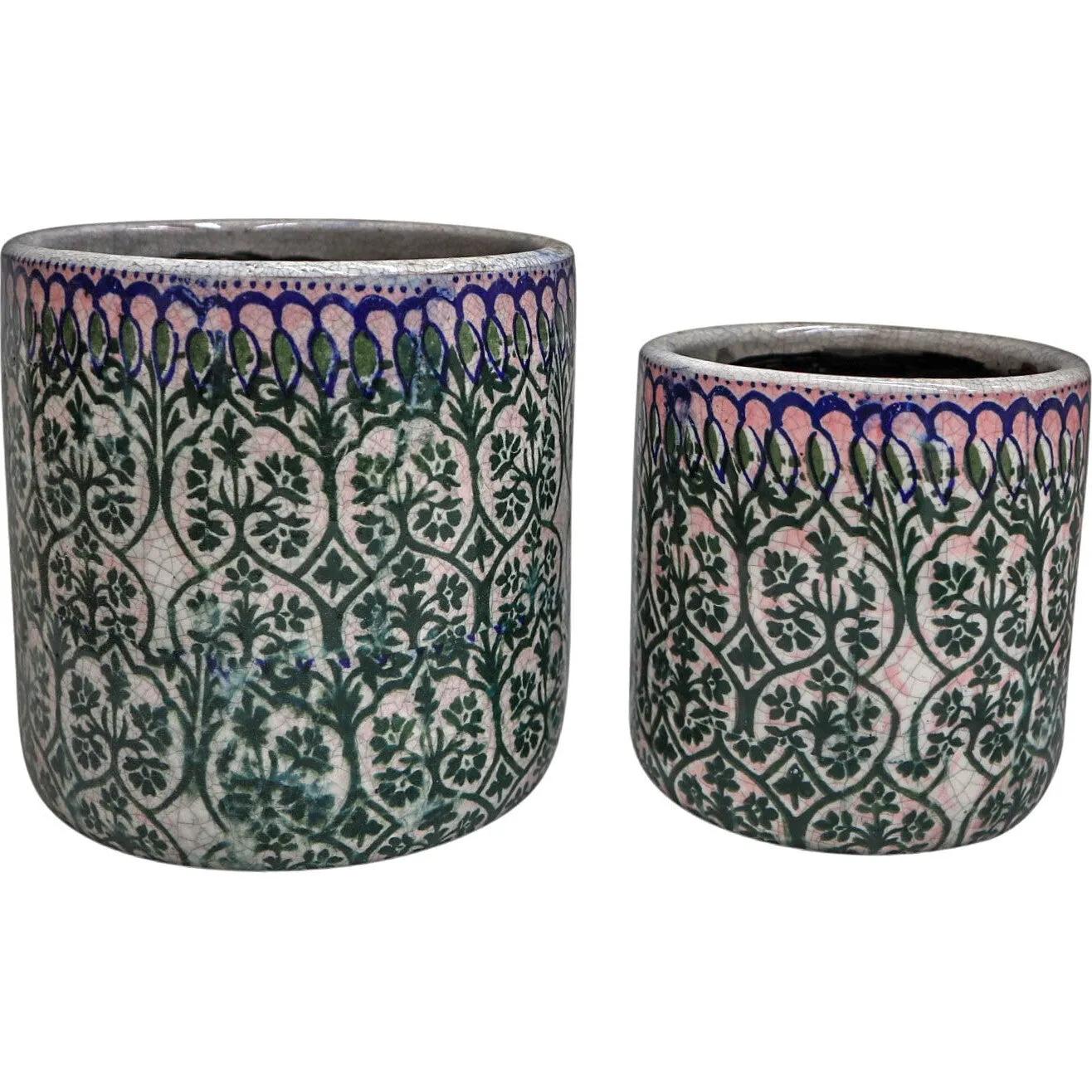 Funky Green Pots