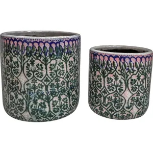 Funky Green Pots