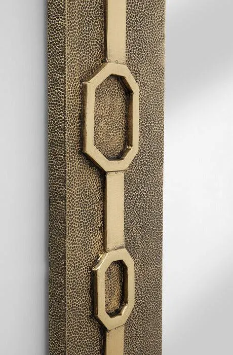 Futuro Gold Wall Mirror