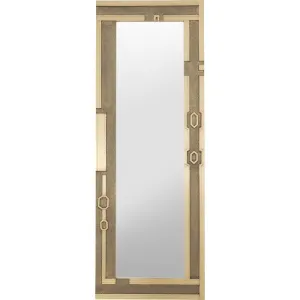 Futuro Gold Wall Mirror