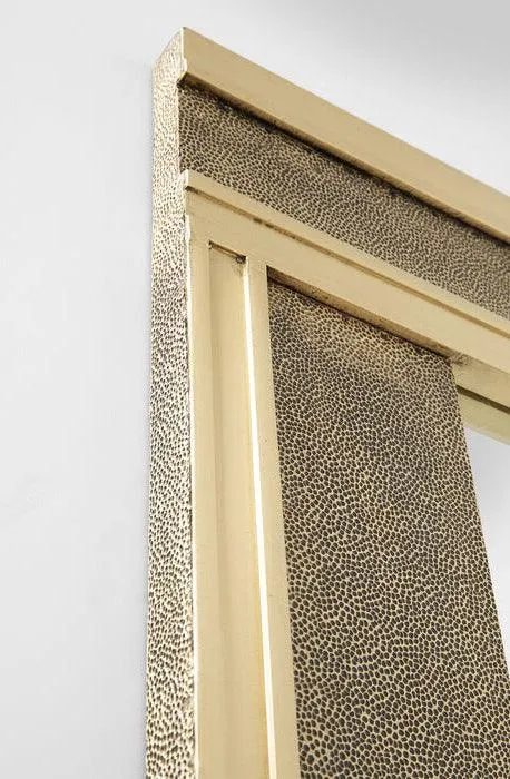 Futuro Gold Wall Mirror