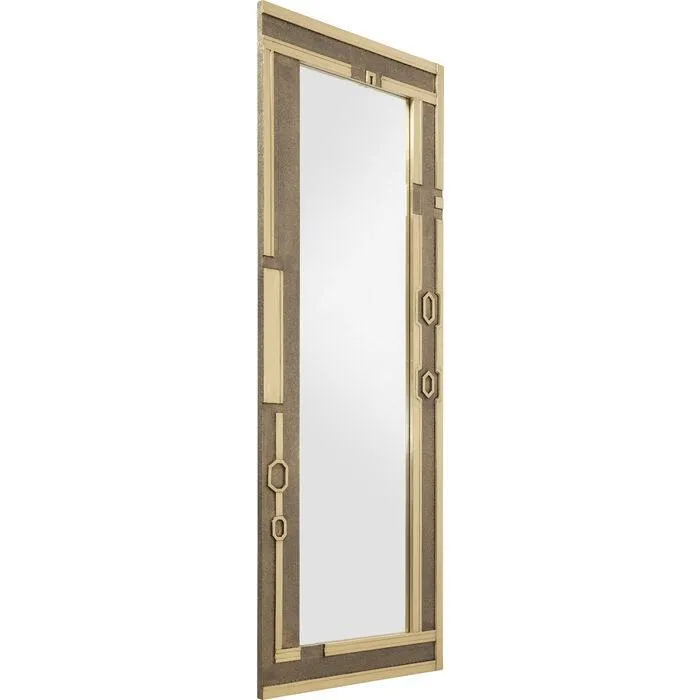 Futuro Gold Wall Mirror