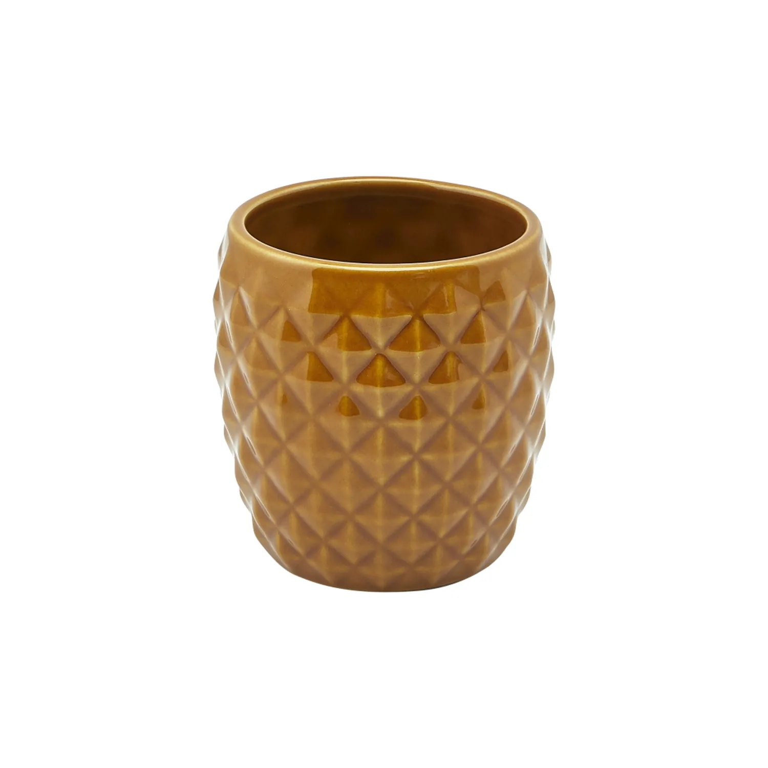 Genware Brown Pineapple Tiki Mug 40cl/14oz- Pack 4