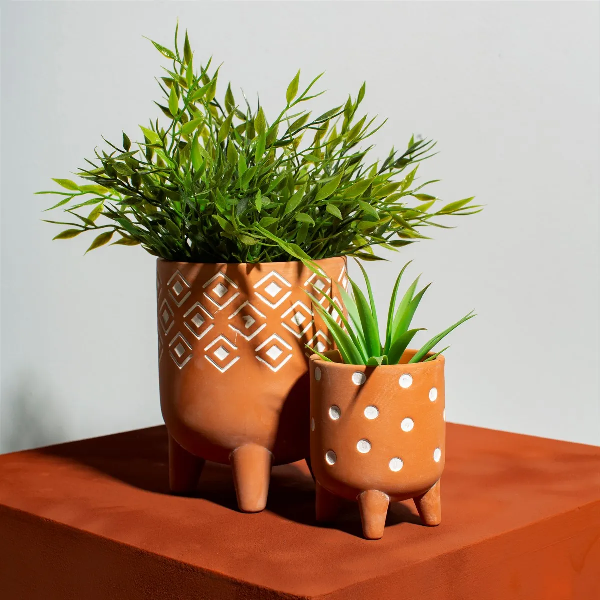 Geometric Leggy Planter