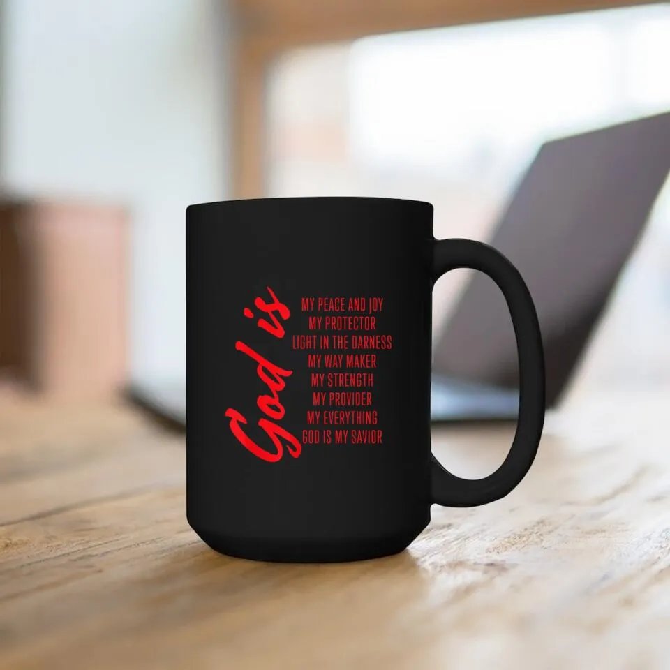 God Is Mug - Christian Coffee Mugs - Bible Verse Mugs - Scripture Mugs - Religious Faith Gift - Gift For Christian - Ciaocustom  copy