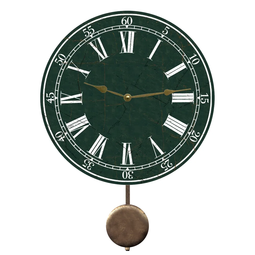 Green Clock- Hunter Green Clock- Green Clock