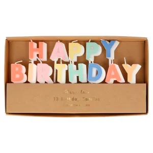 Happy Birthday Candle Set