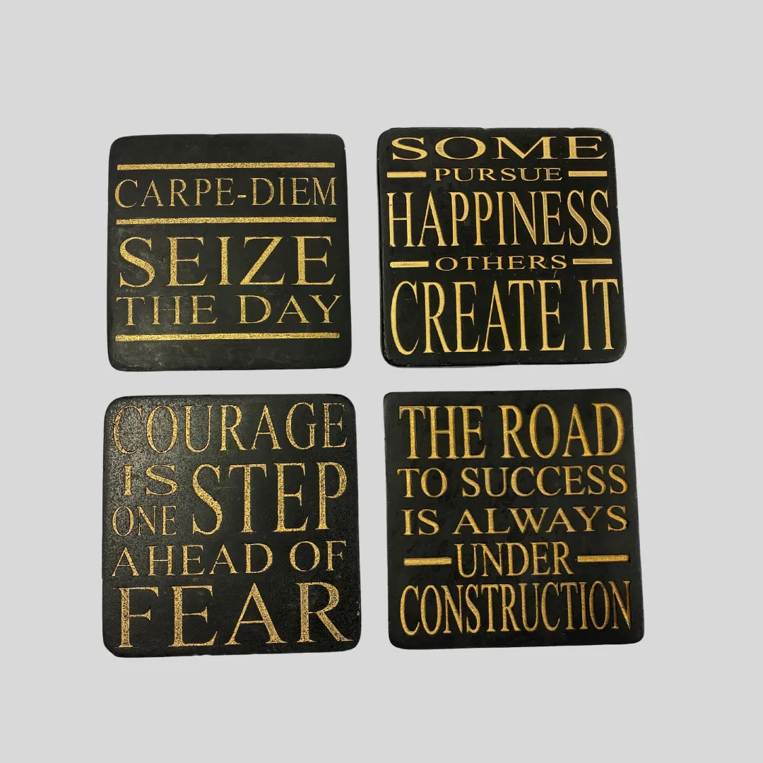 Home Decor - Quote Coasters