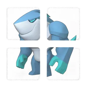 Ice Shark Sublimation Coasters Pack of Four