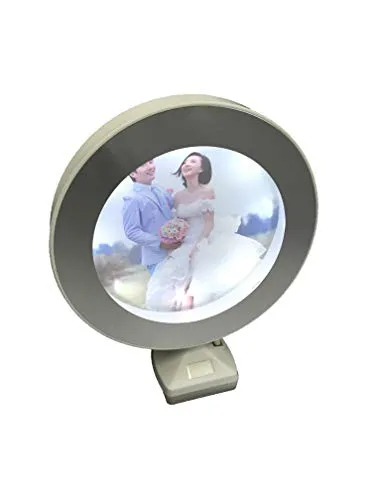 IndusSeller_Magic Mirror Round Pack of 1 with All its Accessory and Customized Photo as per Request