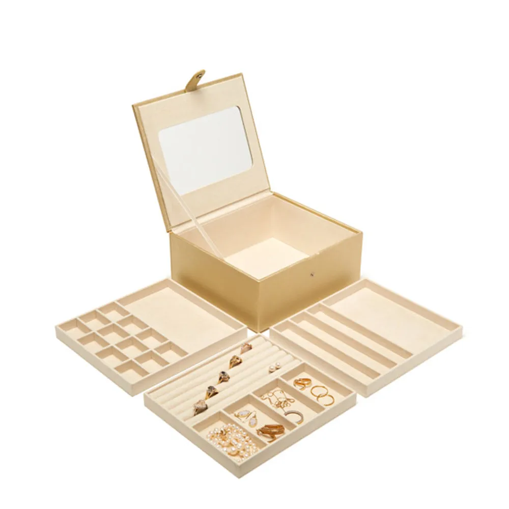 Jodi 3 Tray Large Jewelry Box