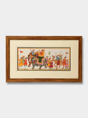 Kangra Miniature: Procession 1