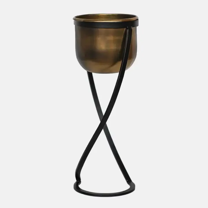 Kensington Tall Round Planter with Stand