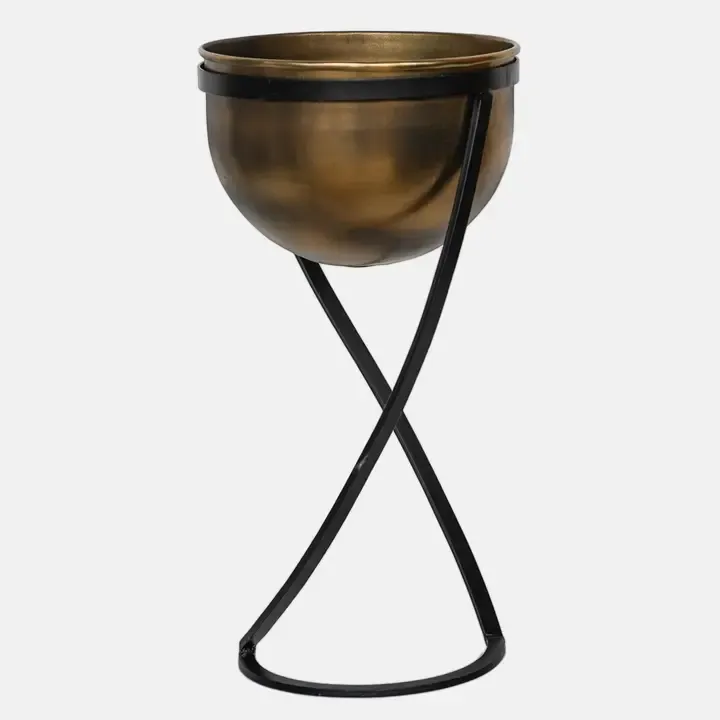 Kensington Tall Round Planter with Stand