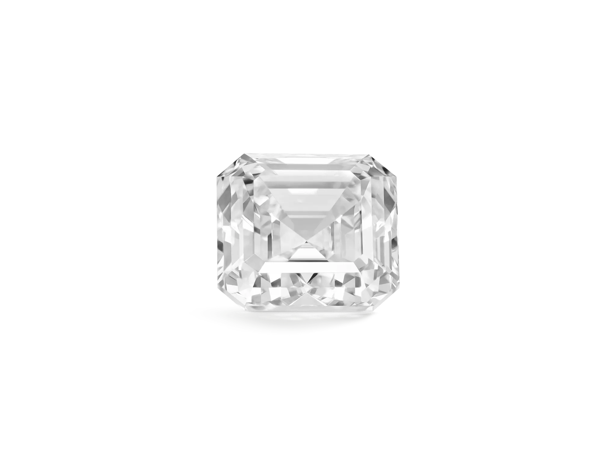 Lab-Grown Loose 2¾ct. Asscher Cut Diamond | White