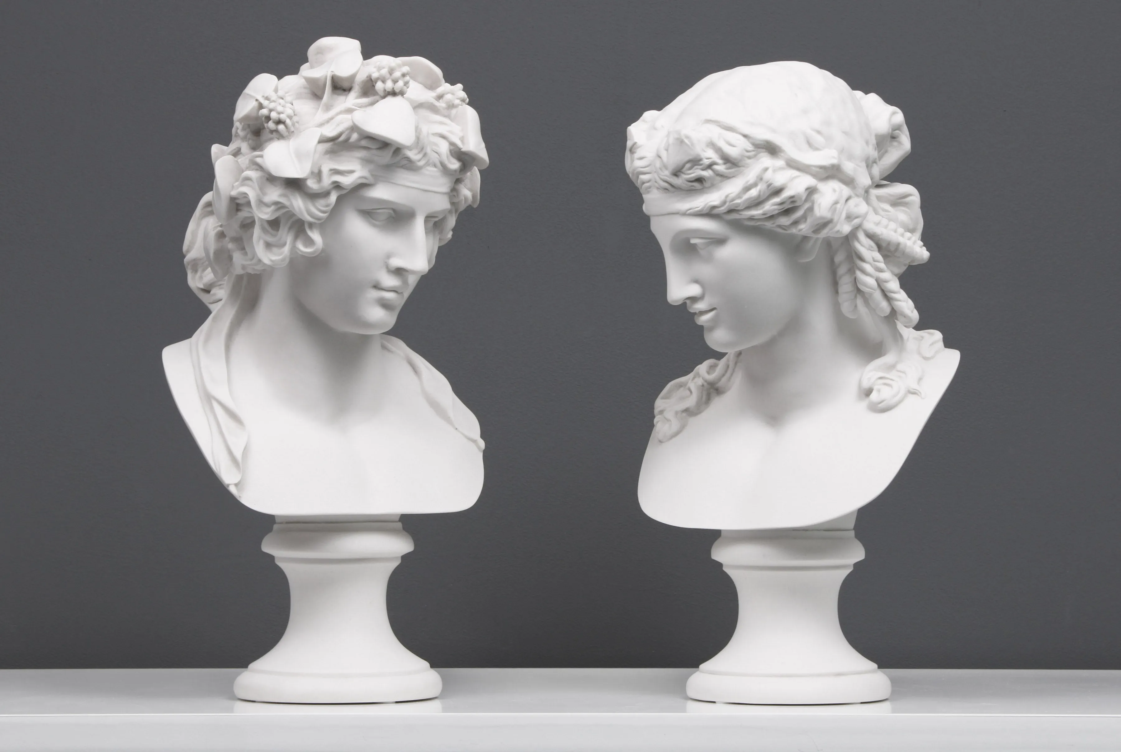 Lansdowne Antinous & Ariadne Bust Sculptures