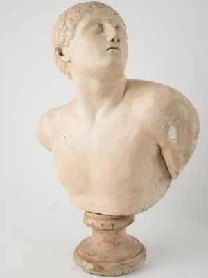 Large Early 20th-Century Plaster Bust 25½"