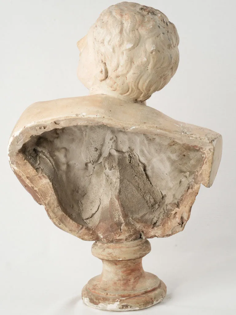 Large Early 20th-Century Plaster Bust 25½"