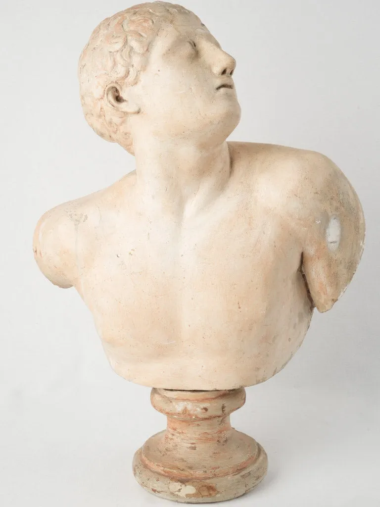 Large Early 20th-Century Plaster Bust 25½"