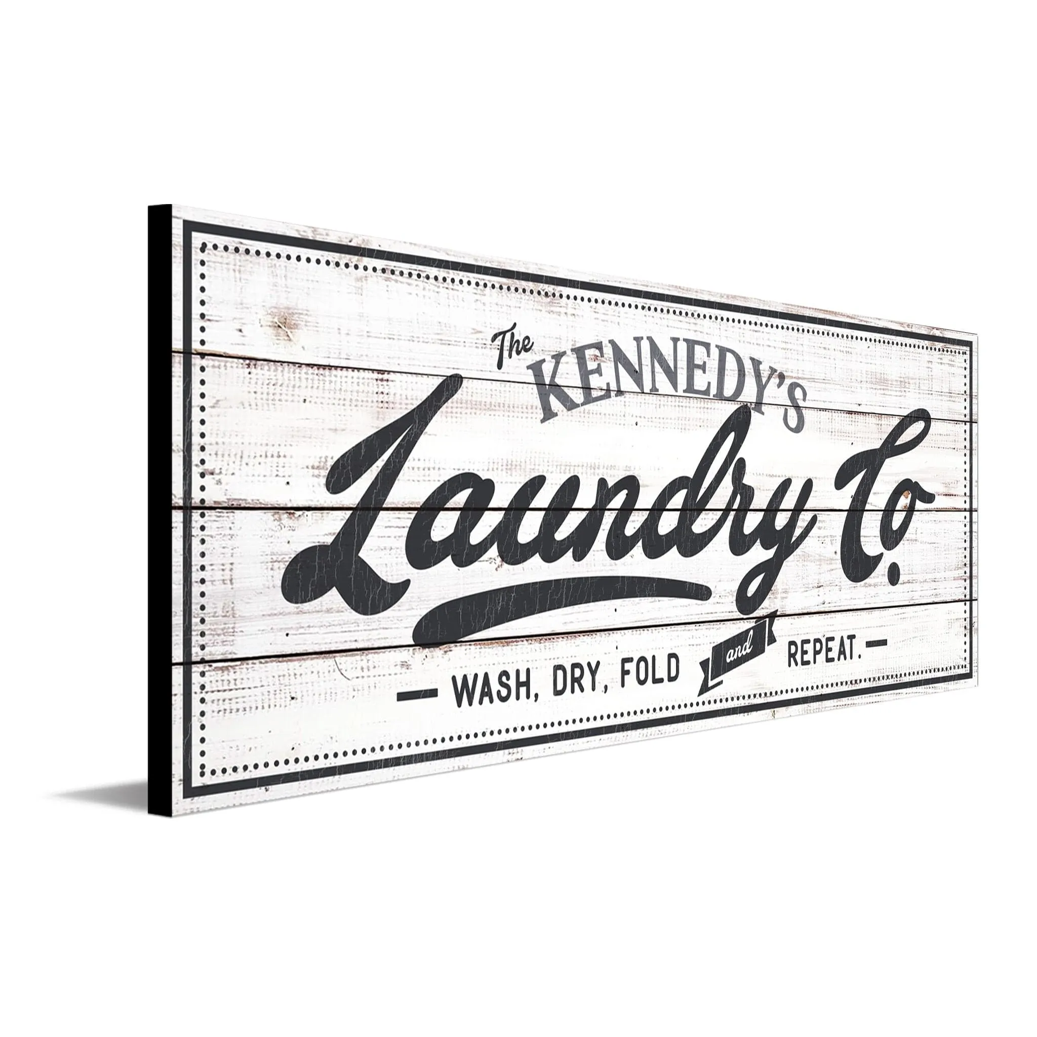 Laundry Company Vintage Personalized Art