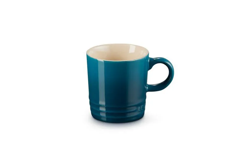Le Creuset Stoneware Espresso Mug Deep Teal 100ml