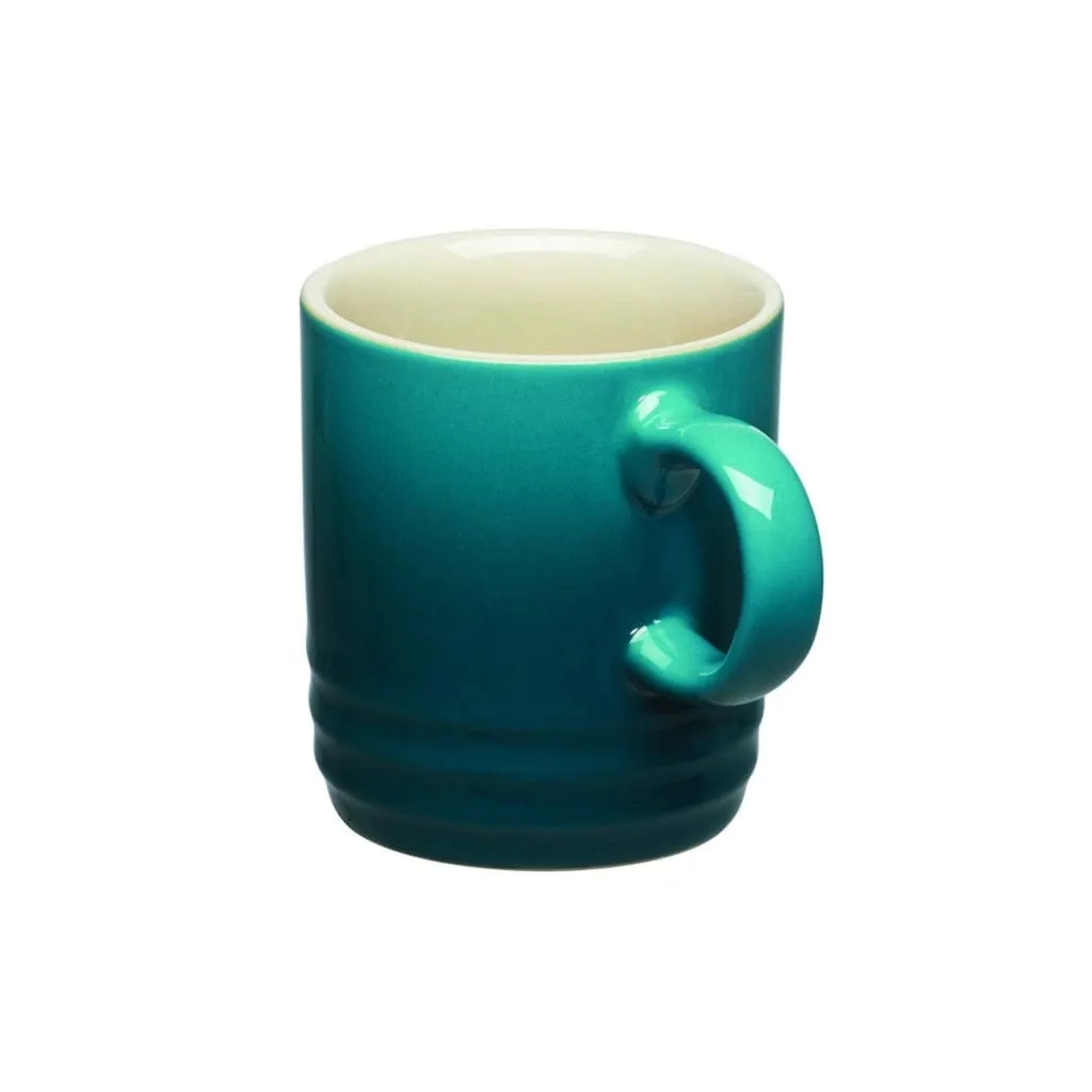 Le Creuset Stoneware Espresso Mug Deep Teal 100ml