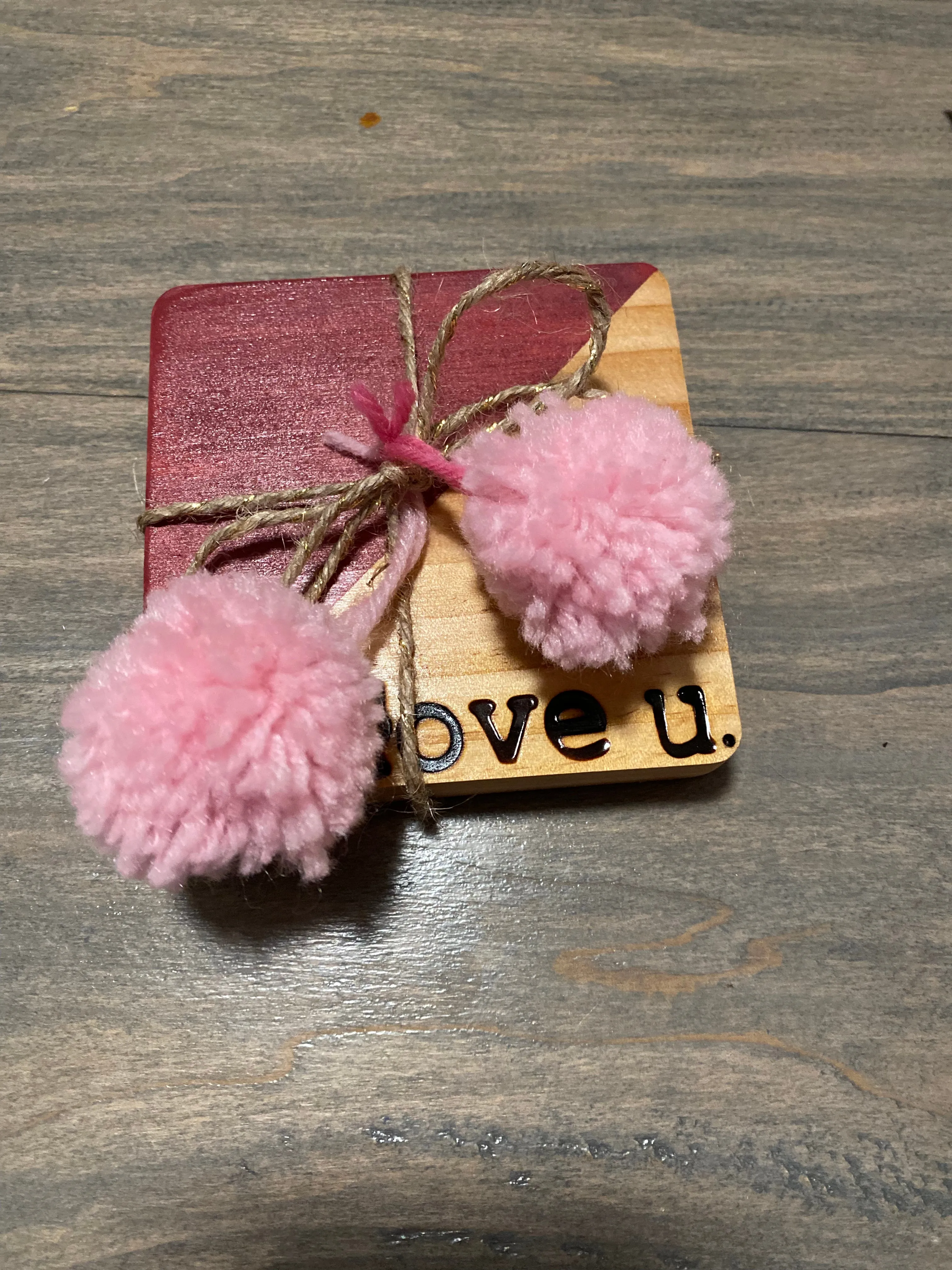 Love U. Coaster Set of 2 or 4
