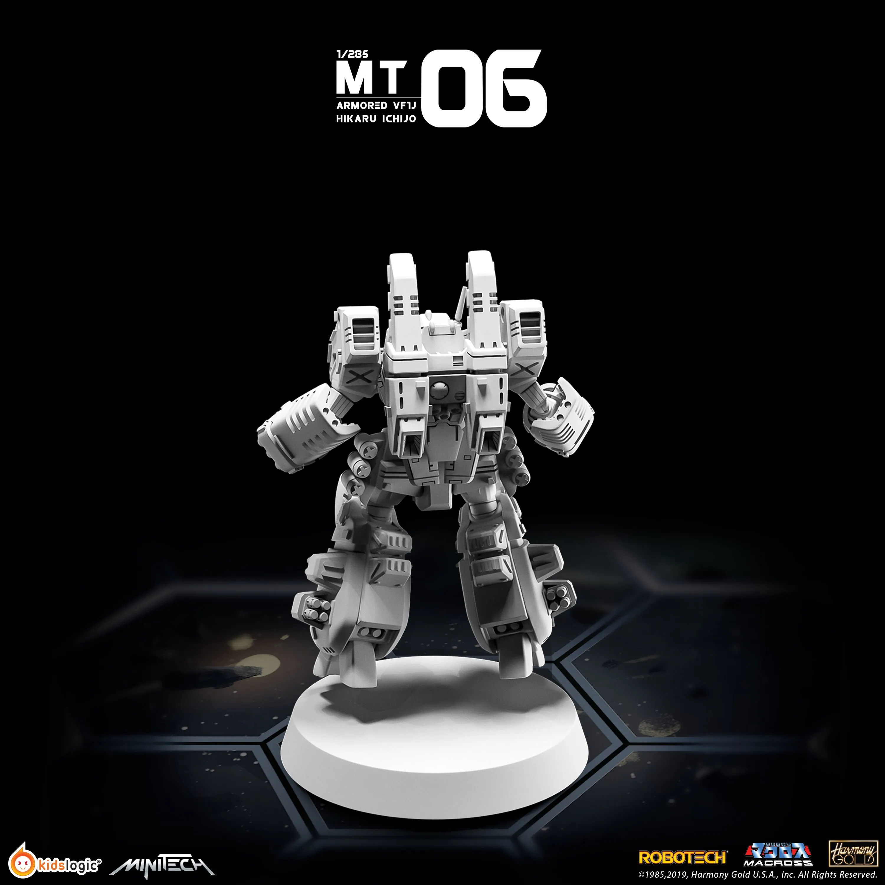 MT06 1/285 Robotech Macross Armored VF-1J Hikaru Ichijo Version.