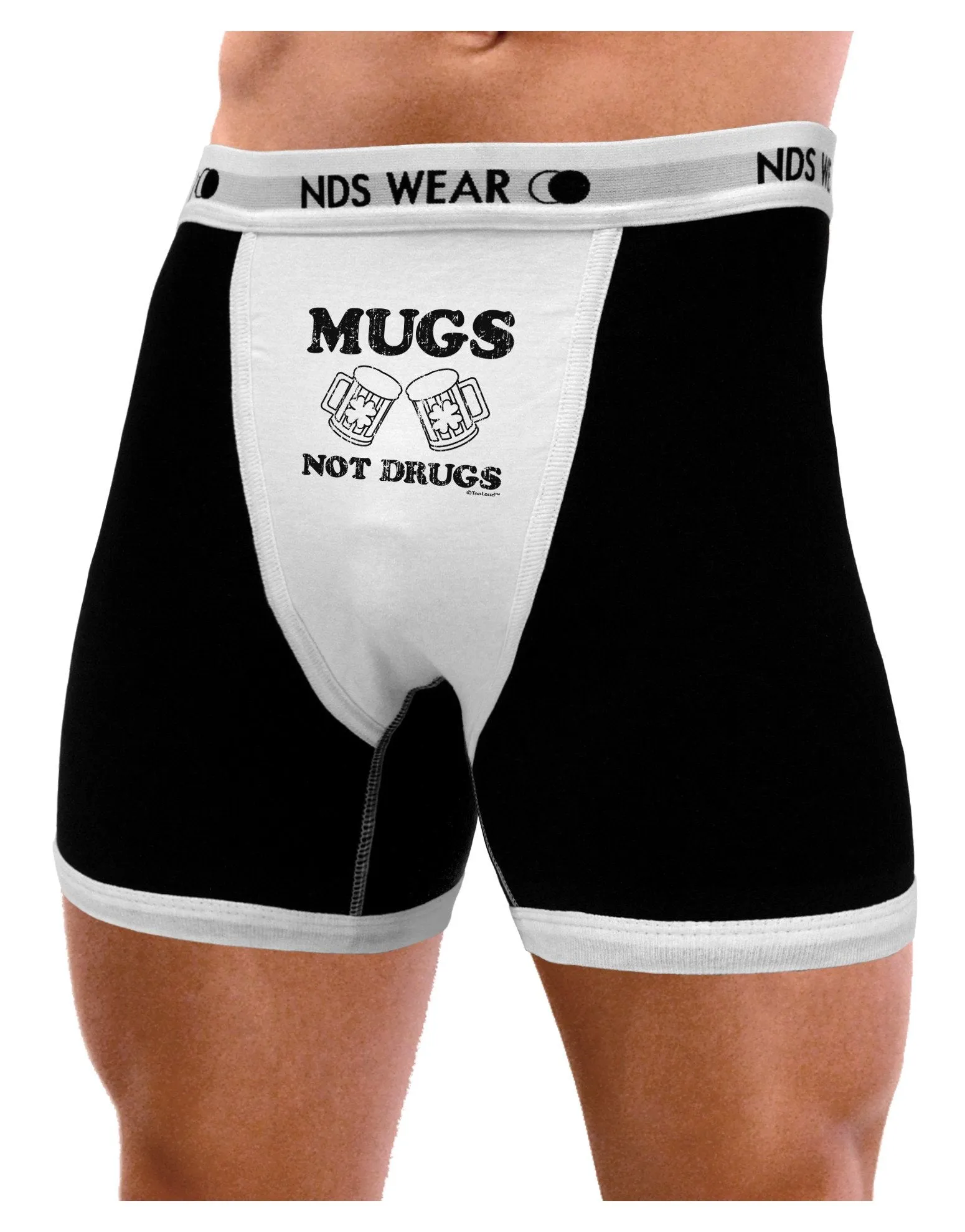 Mugs Not Drugs Mens Boxer Brief Underwear by TooLoud