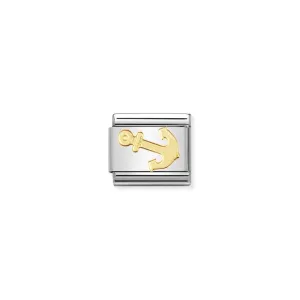 Nomination Composable Link Anchor, 18K Gold