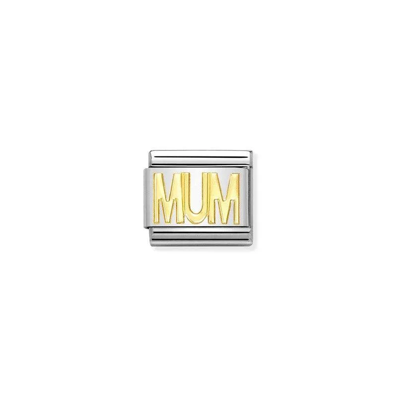 Nomination Composable Link Mum, 18K Gold