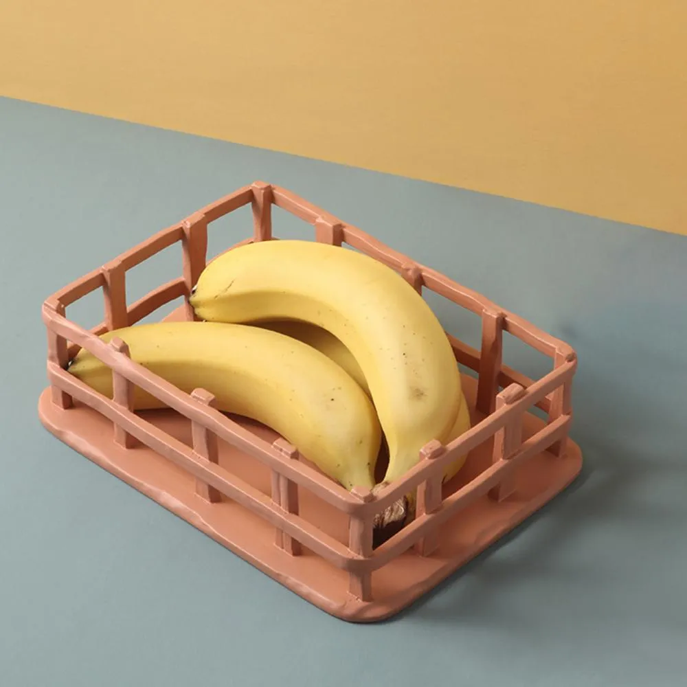 Nordic Creative Resin Hollow Fruit Trays